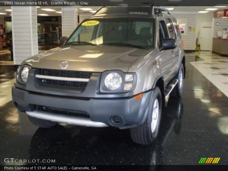 Granite Metallic / Gray 2003 Nissan Xterra SE V6