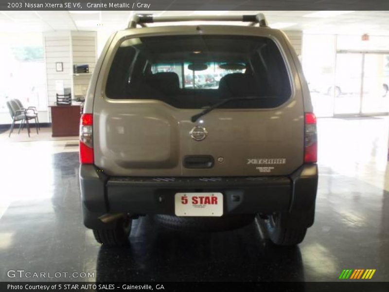 Granite Metallic / Gray 2003 Nissan Xterra SE V6