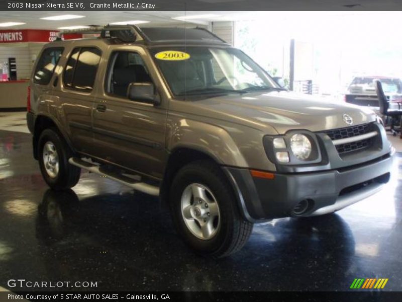 Granite Metallic / Gray 2003 Nissan Xterra SE V6
