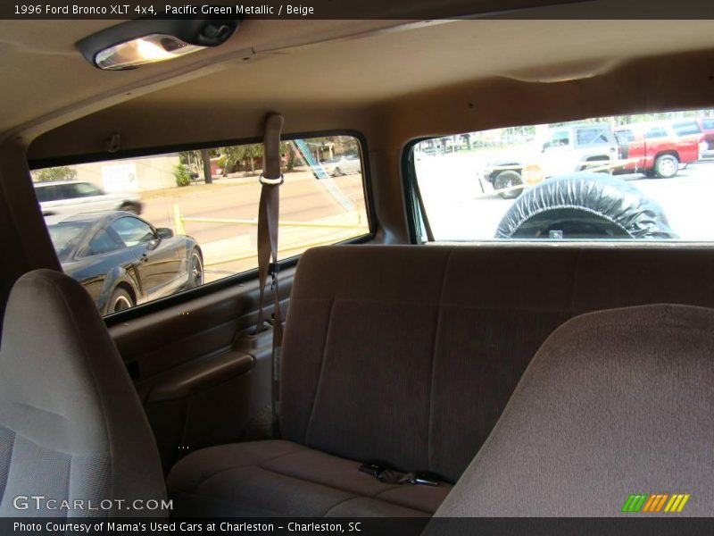 Pacific Green Metallic / Beige 1996 Ford Bronco XLT 4x4