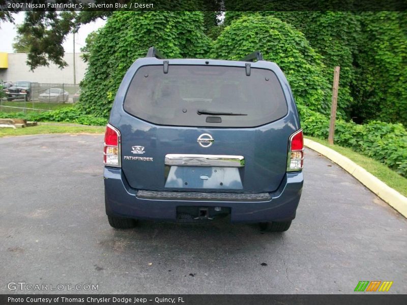 Silverton Blue / Desert 2007 Nissan Pathfinder S