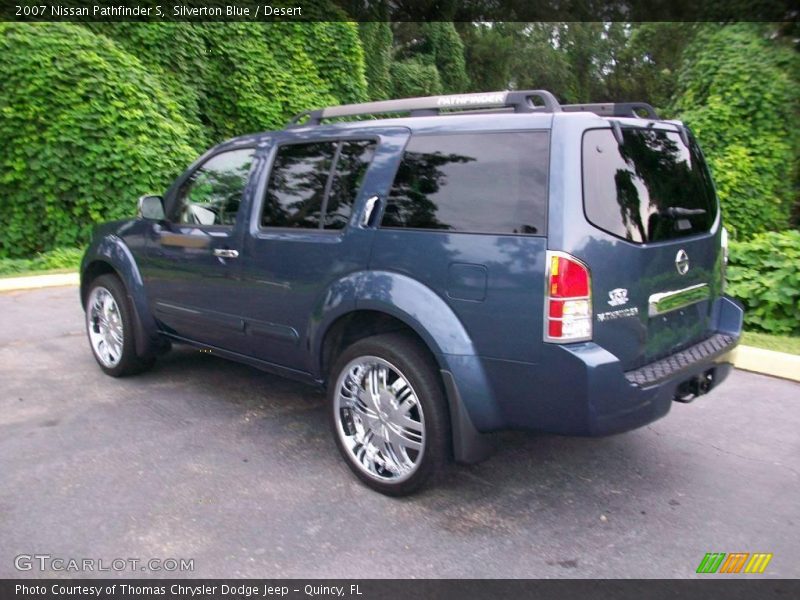 Silverton Blue / Desert 2007 Nissan Pathfinder S