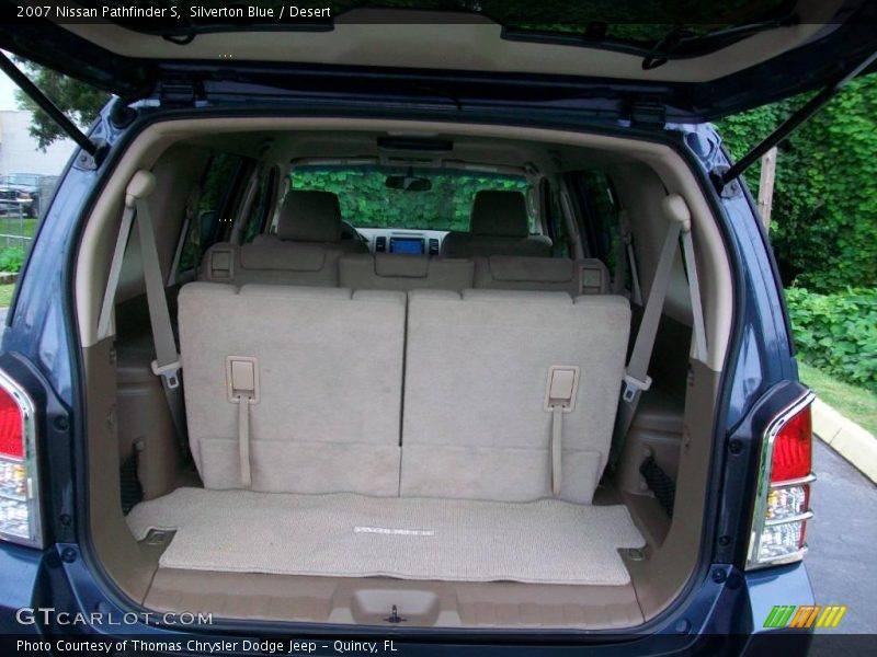 Silverton Blue / Desert 2007 Nissan Pathfinder S