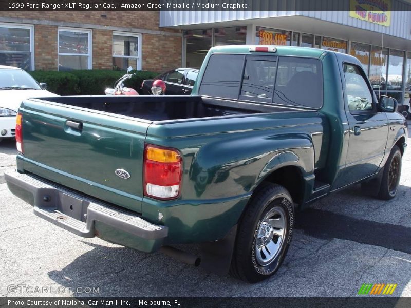 Amazon Green Metallic / Medium Graphite 1999 Ford Ranger XLT Regular Cab
