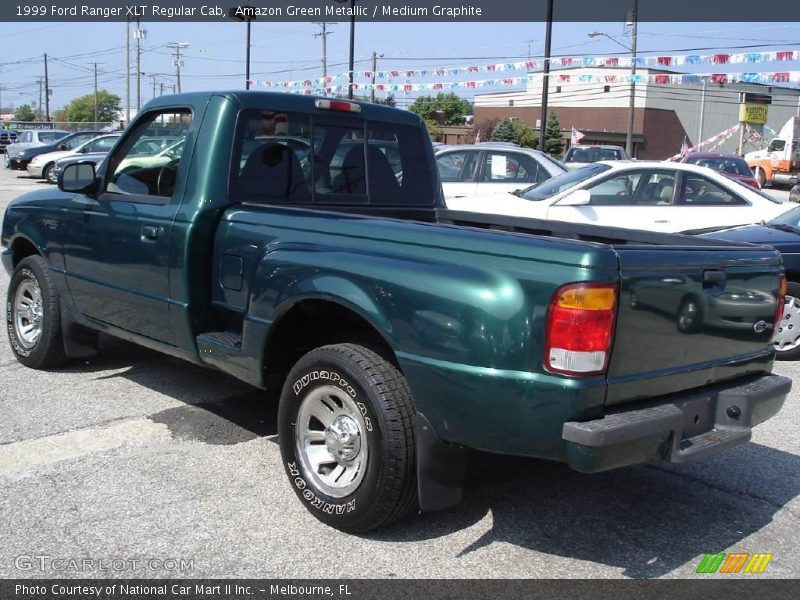 Amazon Green Metallic / Medium Graphite 1999 Ford Ranger XLT Regular Cab