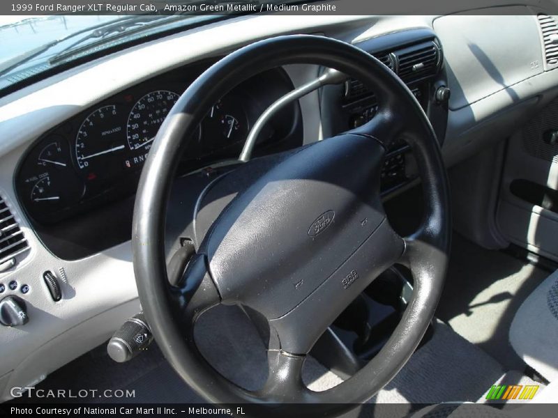 Amazon Green Metallic / Medium Graphite 1999 Ford Ranger XLT Regular Cab