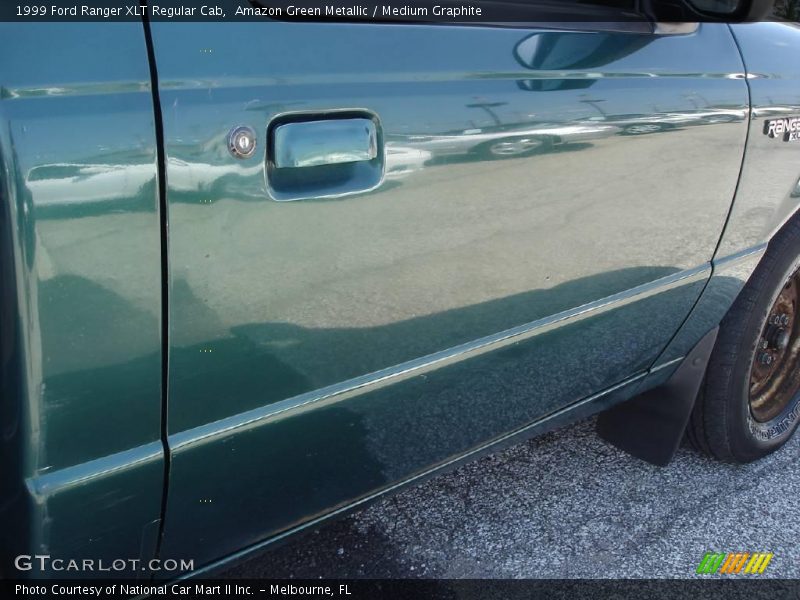 Amazon Green Metallic / Medium Graphite 1999 Ford Ranger XLT Regular Cab