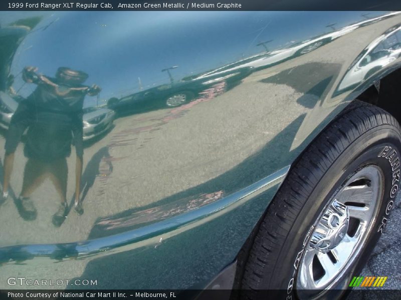 Amazon Green Metallic / Medium Graphite 1999 Ford Ranger XLT Regular Cab