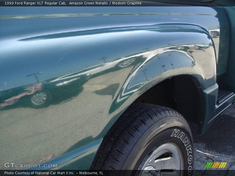 Amazon Green Metallic / Medium Graphite 1999 Ford Ranger XLT Regular Cab