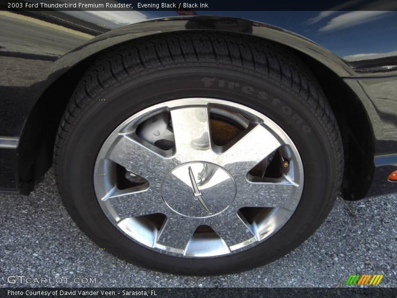 Evening Black / Black Ink 2003 Ford Thunderbird Premium Roadster