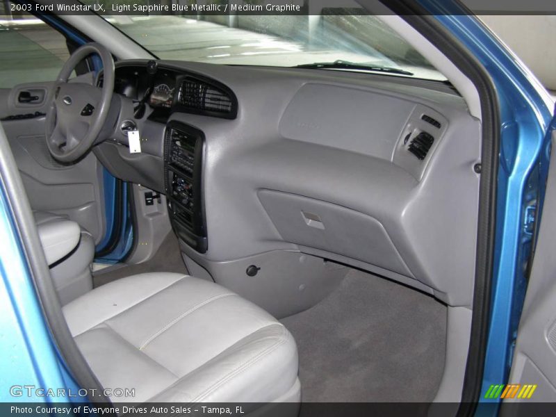 Light Sapphire Blue Metallic / Medium Graphite 2003 Ford Windstar LX