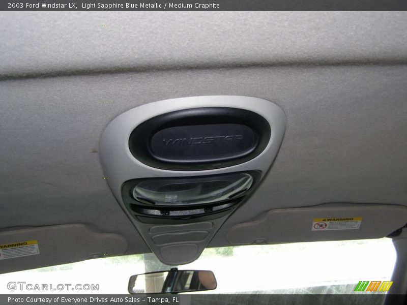 Light Sapphire Blue Metallic / Medium Graphite 2003 Ford Windstar LX