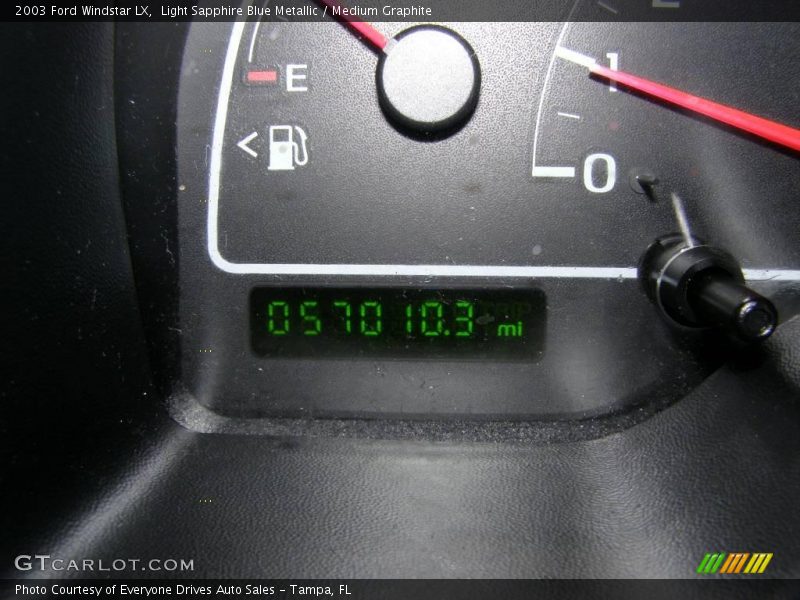 Light Sapphire Blue Metallic / Medium Graphite 2003 Ford Windstar LX
