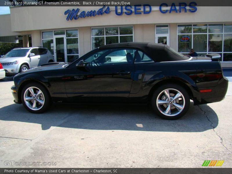 Black / Charcoal Black/Dove 2008 Ford Mustang GT Premium Convertible