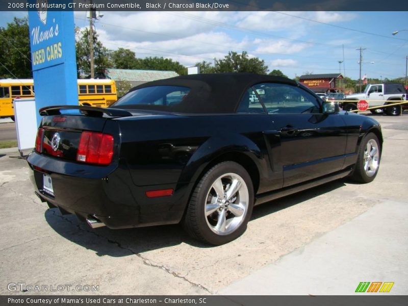 Black / Charcoal Black/Dove 2008 Ford Mustang GT Premium Convertible