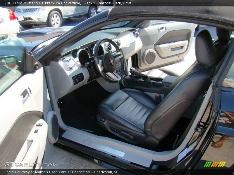 Black / Charcoal Black/Dove 2008 Ford Mustang GT Premium Convertible