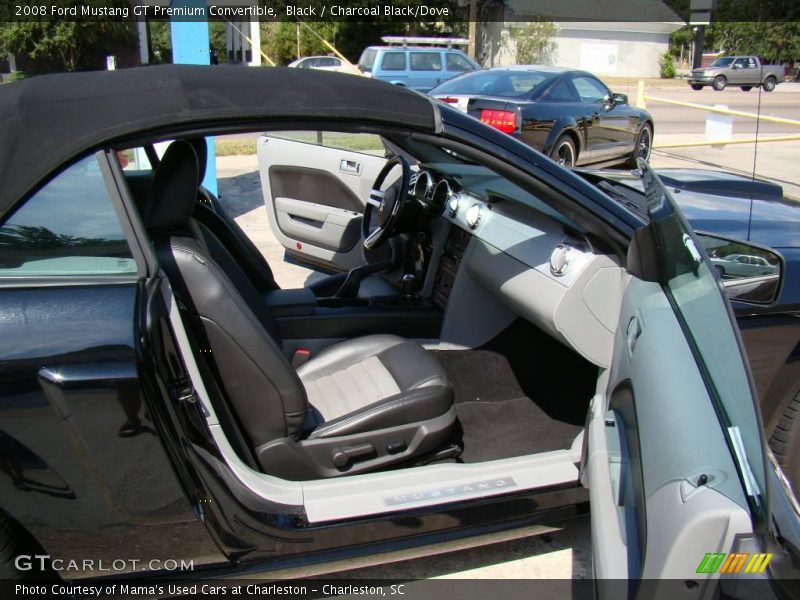Black / Charcoal Black/Dove 2008 Ford Mustang GT Premium Convertible