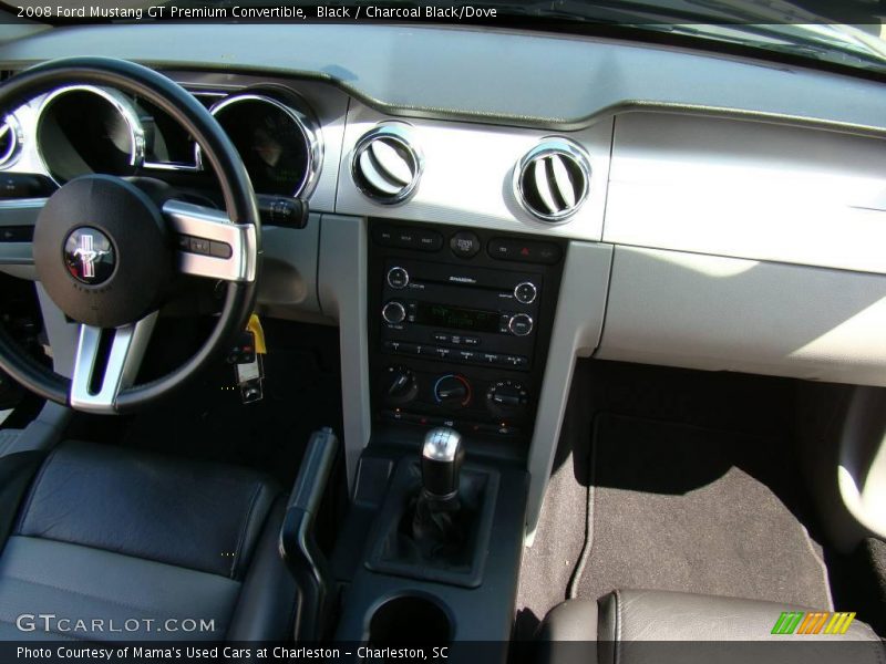 Black / Charcoal Black/Dove 2008 Ford Mustang GT Premium Convertible