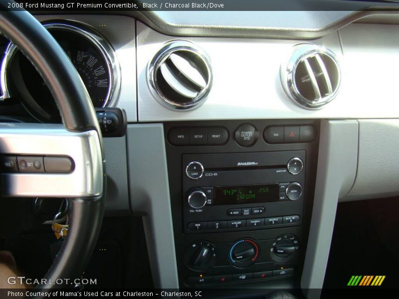 Black / Charcoal Black/Dove 2008 Ford Mustang GT Premium Convertible