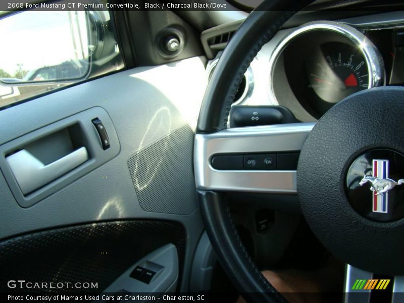 Black / Charcoal Black/Dove 2008 Ford Mustang GT Premium Convertible