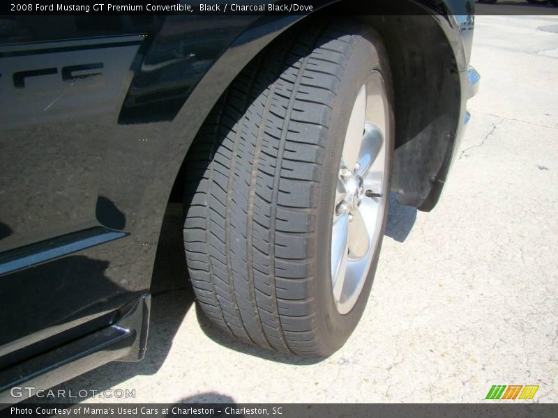 Black / Charcoal Black/Dove 2008 Ford Mustang GT Premium Convertible
