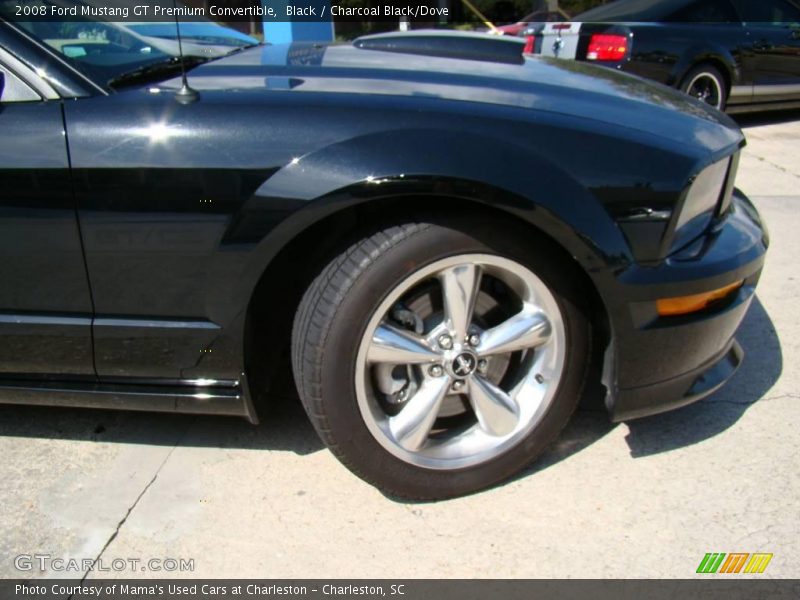 Black / Charcoal Black/Dove 2008 Ford Mustang GT Premium Convertible
