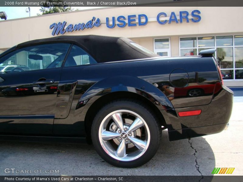 Black / Charcoal Black/Dove 2008 Ford Mustang GT Premium Convertible