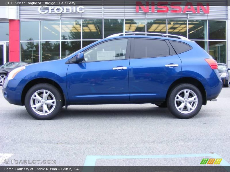 Indigo Blue / Gray 2010 Nissan Rogue SL