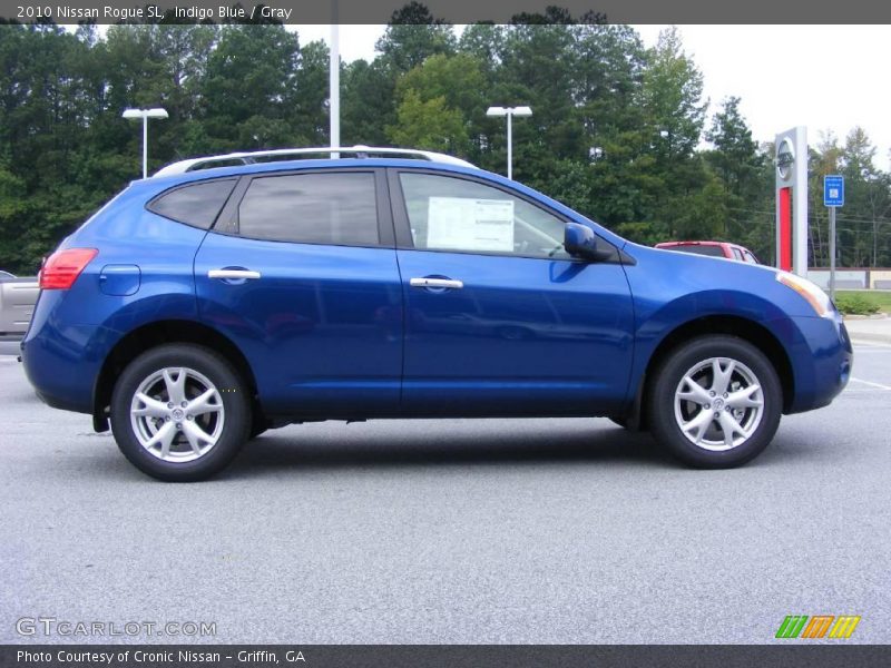 Indigo Blue / Gray 2010 Nissan Rogue SL