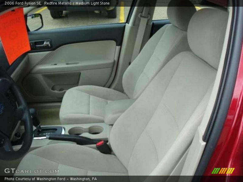Redfire Metallic / Medium Light Stone 2006 Ford Fusion SE