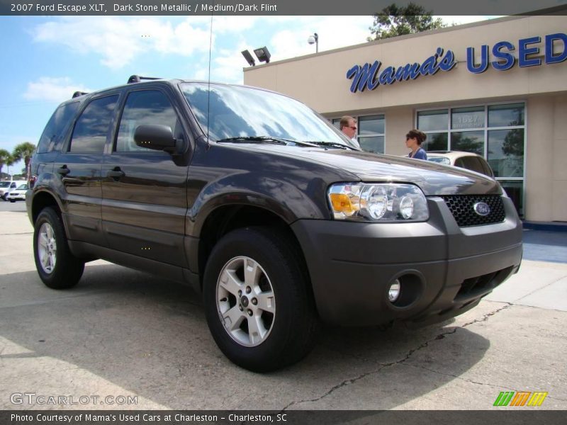 Dark Stone Metallic / Medium/Dark Flint 2007 Ford Escape XLT