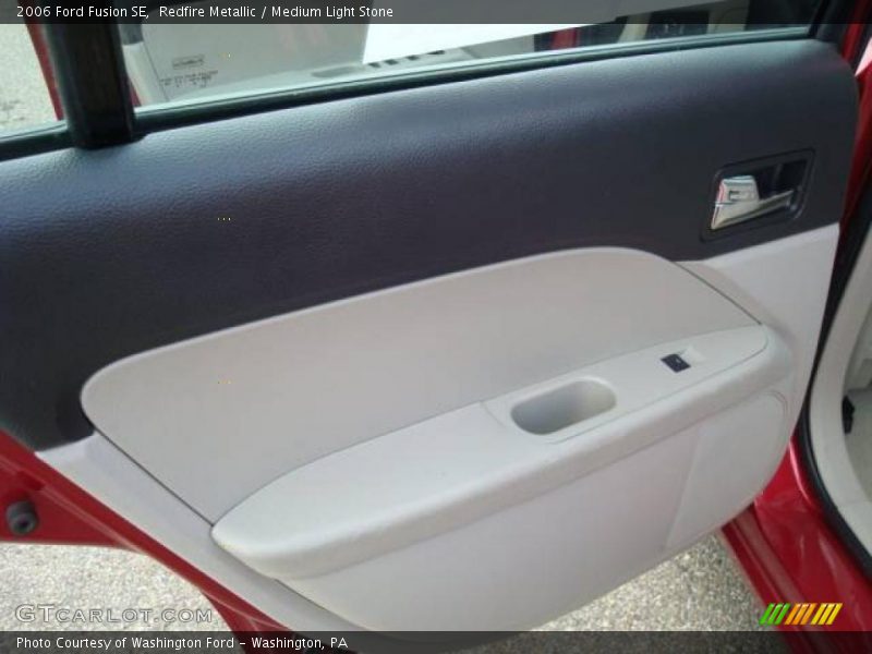 Redfire Metallic / Medium Light Stone 2006 Ford Fusion SE