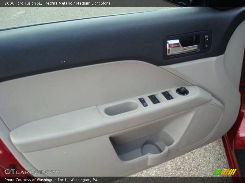 Redfire Metallic / Medium Light Stone 2006 Ford Fusion SE