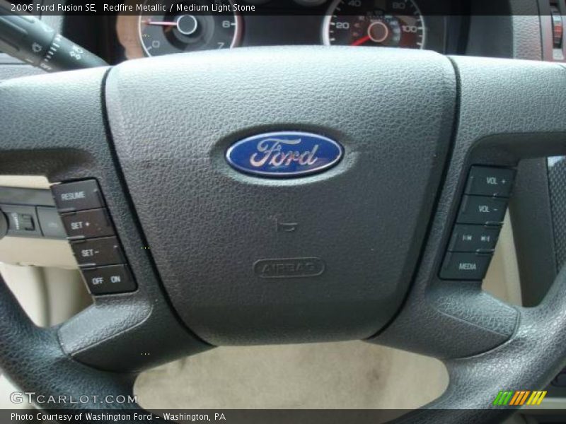 Redfire Metallic / Medium Light Stone 2006 Ford Fusion SE