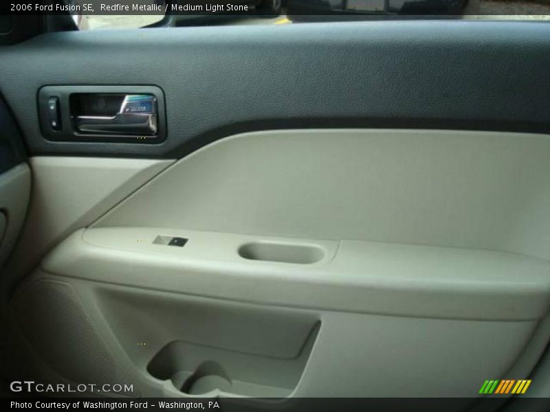 Redfire Metallic / Medium Light Stone 2006 Ford Fusion SE