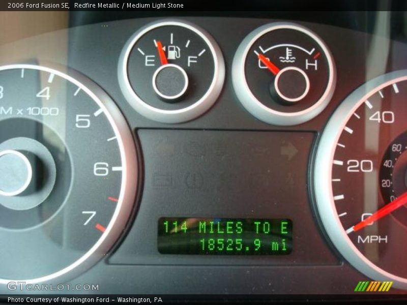 Redfire Metallic / Medium Light Stone 2006 Ford Fusion SE