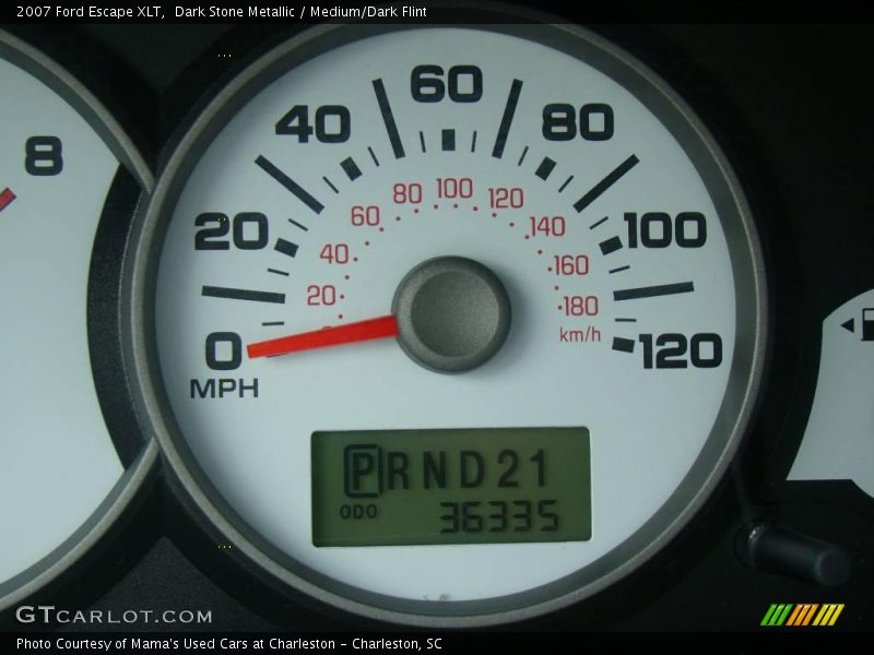 Dark Stone Metallic / Medium/Dark Flint 2007 Ford Escape XLT