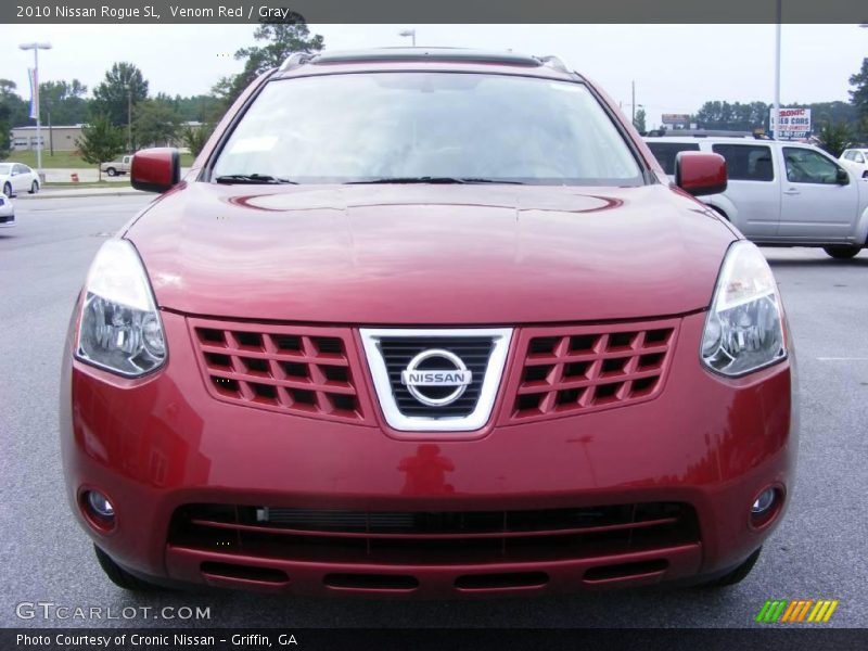 Venom Red / Gray 2010 Nissan Rogue SL