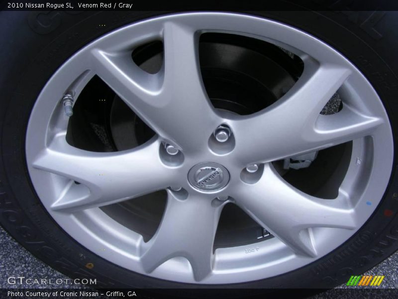 Venom Red / Gray 2010 Nissan Rogue SL