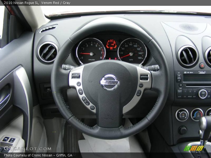 Venom Red / Gray 2010 Nissan Rogue SL