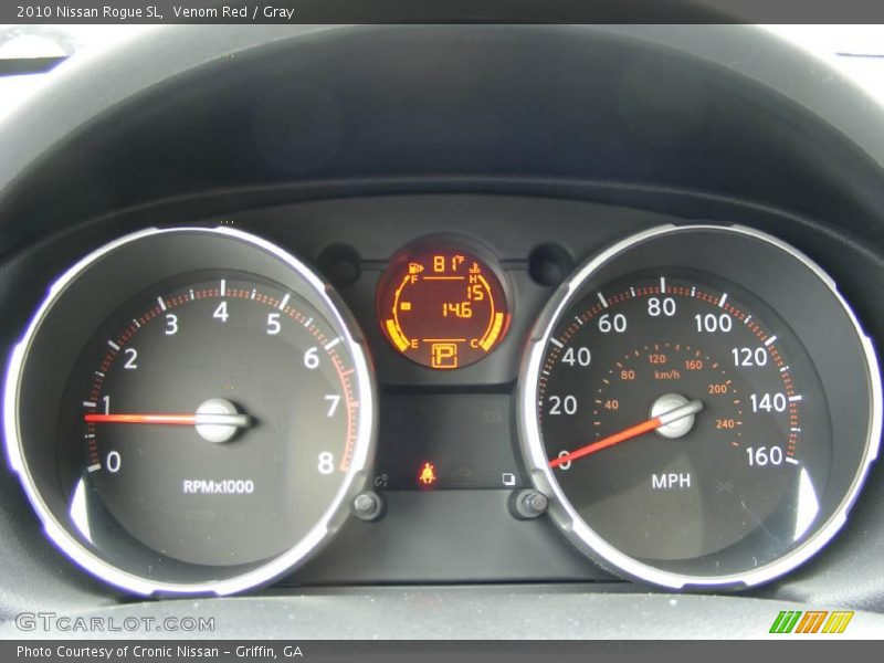 Venom Red / Gray 2010 Nissan Rogue SL