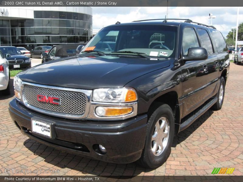 Carbon Metallic / Stone Gray 2003 GMC Yukon XL Denali AWD