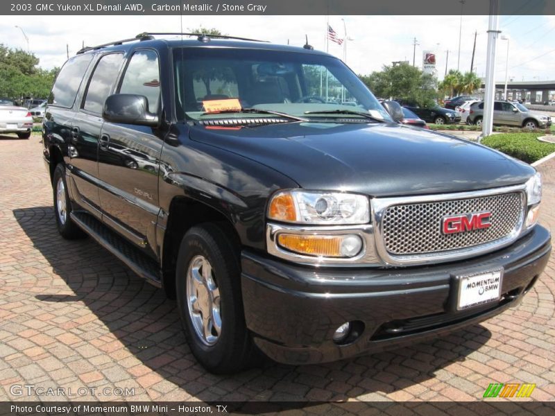 Carbon Metallic / Stone Gray 2003 GMC Yukon XL Denali AWD