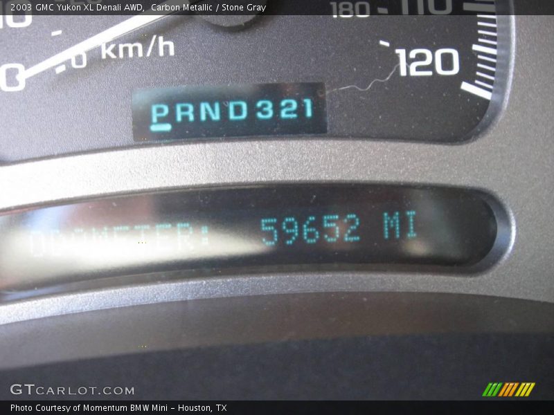 Carbon Metallic / Stone Gray 2003 GMC Yukon XL Denali AWD