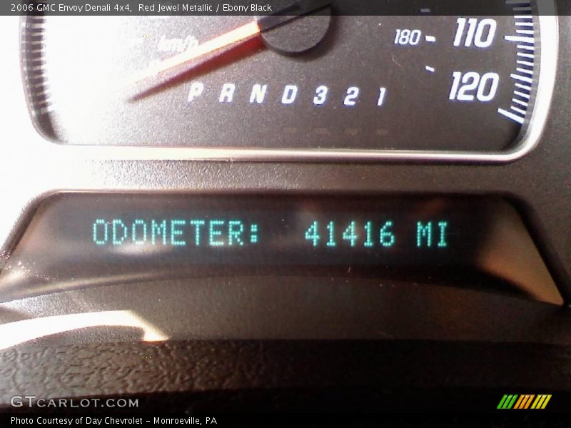 Red Jewel Metallic / Ebony Black 2006 GMC Envoy Denali 4x4