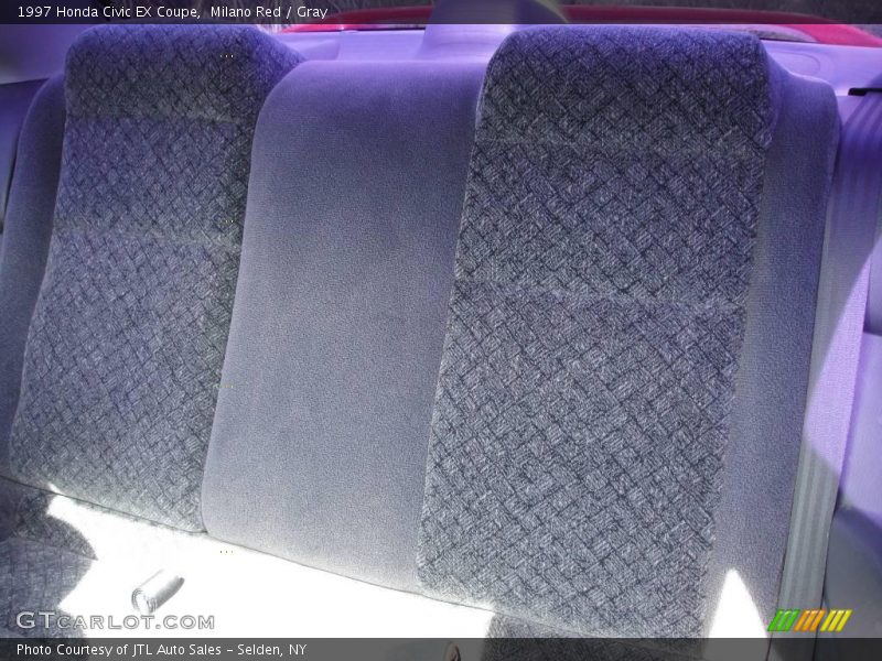 Milano Red / Gray 1997 Honda Civic EX Coupe