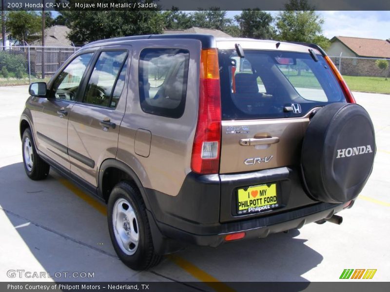 Mojave Mist Metallic / Saddle 2003 Honda CR-V LX