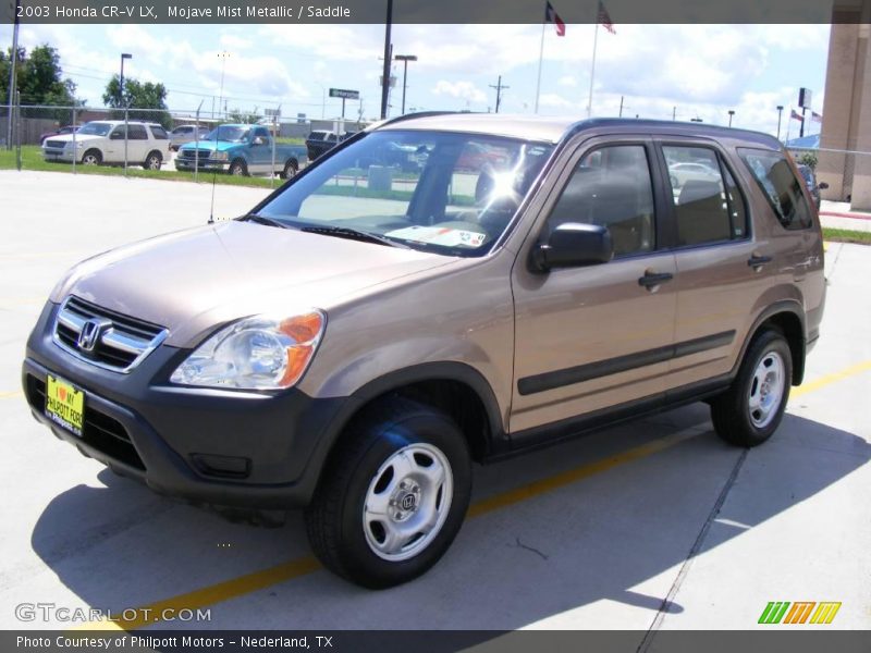 Mojave Mist Metallic / Saddle 2003 Honda CR-V LX