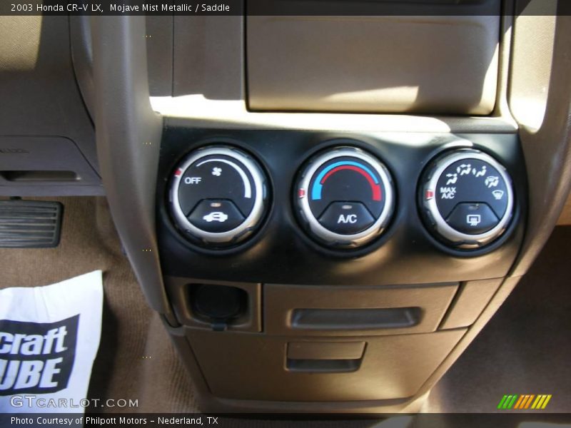 Mojave Mist Metallic / Saddle 2003 Honda CR-V LX