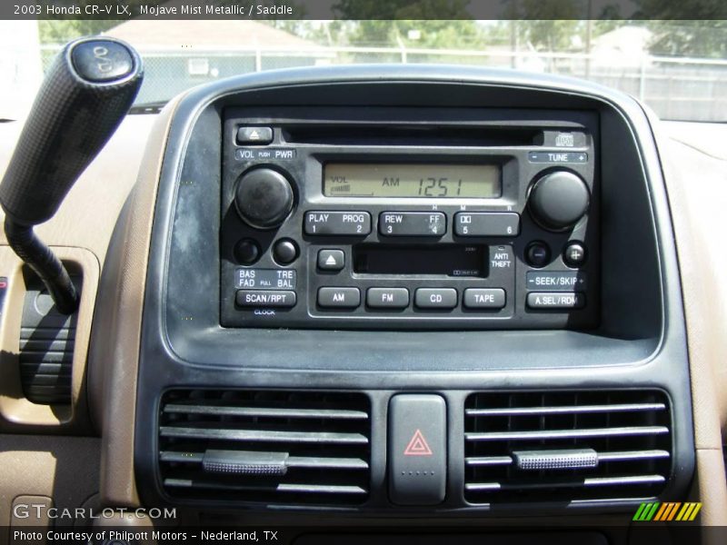Mojave Mist Metallic / Saddle 2003 Honda CR-V LX
